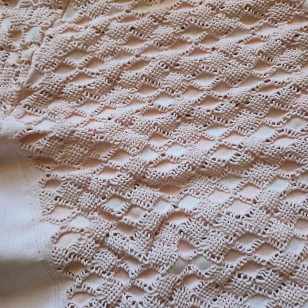 NWT Free People FP Movement Diamond Lace Mockneck Top - M/L - Picture 2 of 3